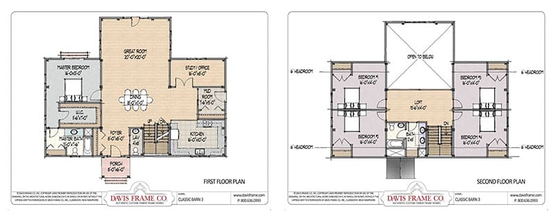 classic barn home floor plans