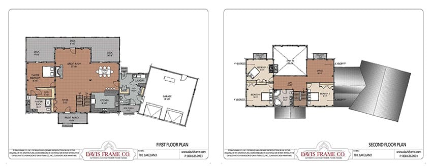 lakeland timber frame home plan