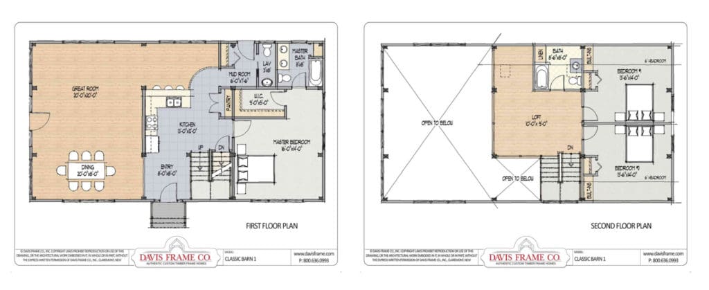 barn home vacation floor plans