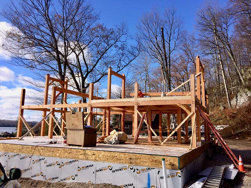 Lake Bonaparte New York Timber Frame Home