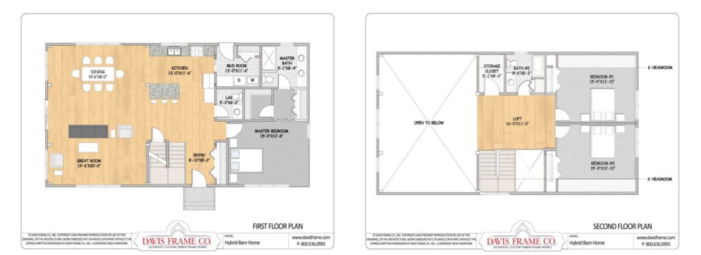 modern barn home floor plan