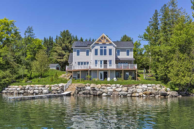 Lakefront Timber Frame Living in Vermont