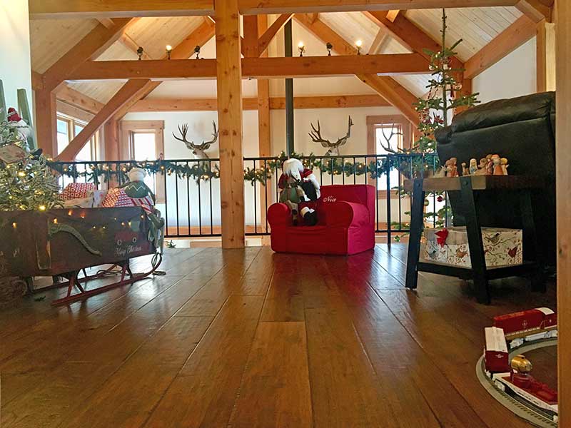 Timber Frame Home for the Holidays