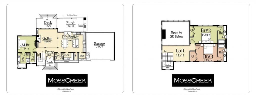 jazz II modern floor plan by mosscreek