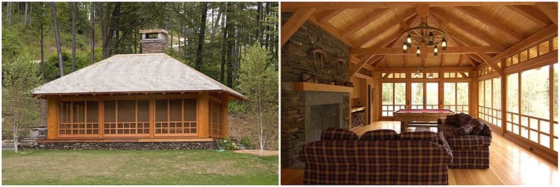 timber frame japanese house pavilion 