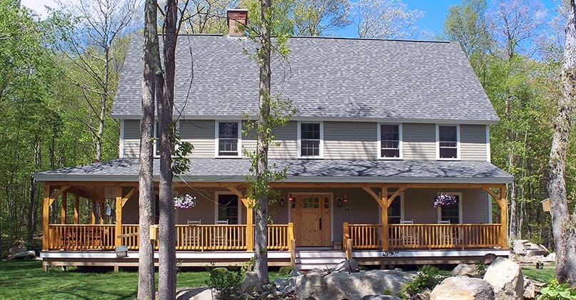 timber frame farmhouse