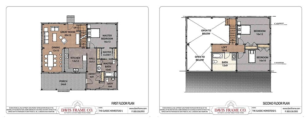 small timber frame floor plan