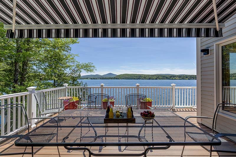 timber home with a view