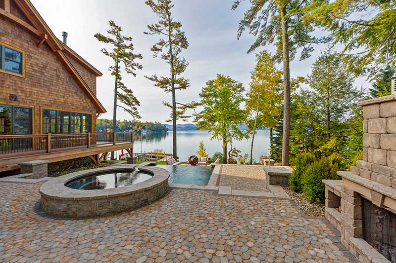 lake winnipesaukee timber frame home 