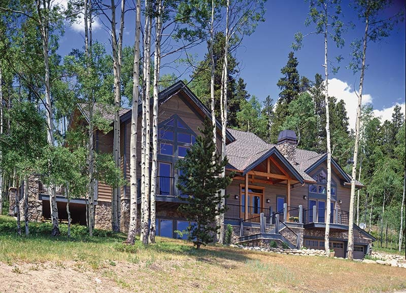 Mountainside Timber Frame Home in New Hampshire