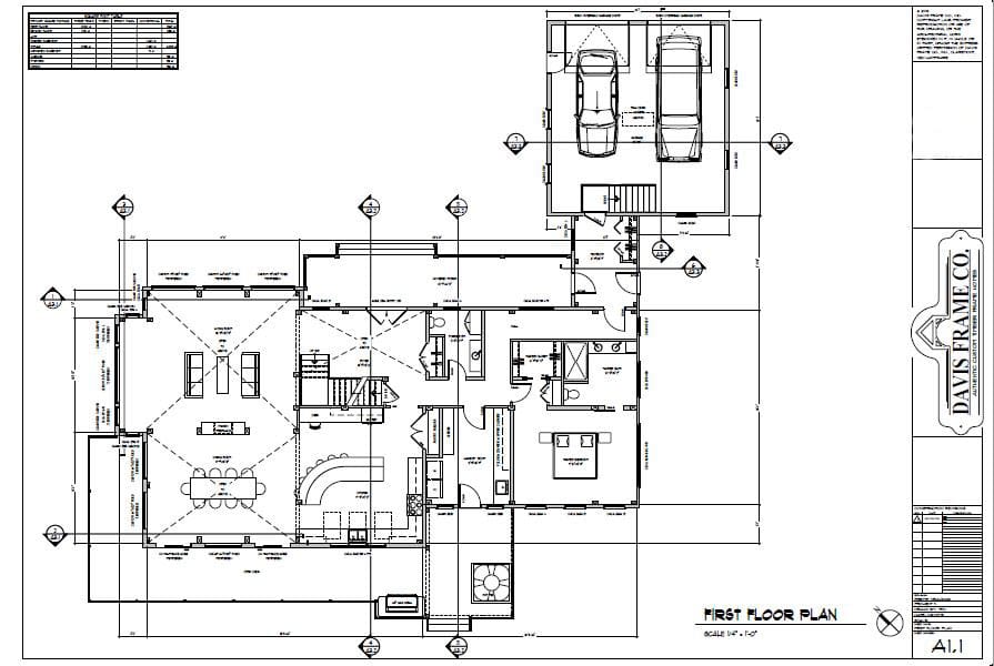 mountainside timber frame plan