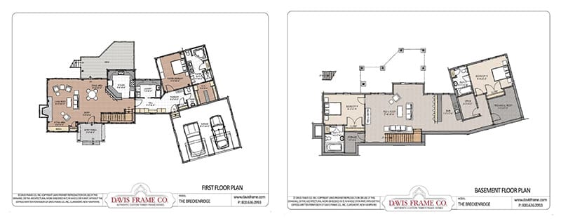 Breckenridge timber frame floor plan 