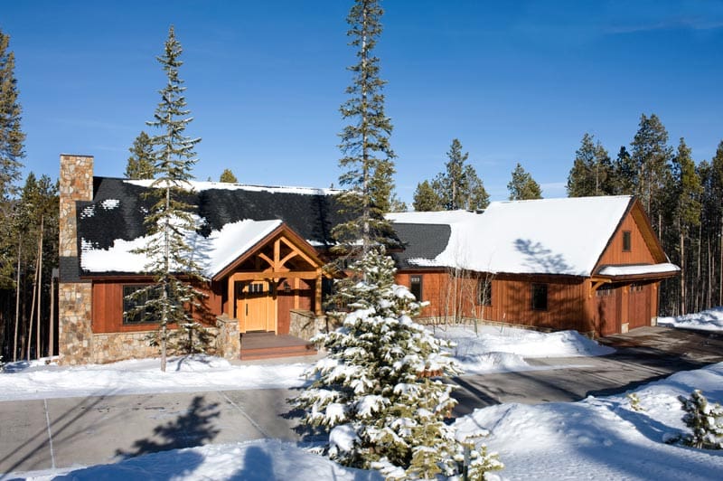 colorado timber frame home