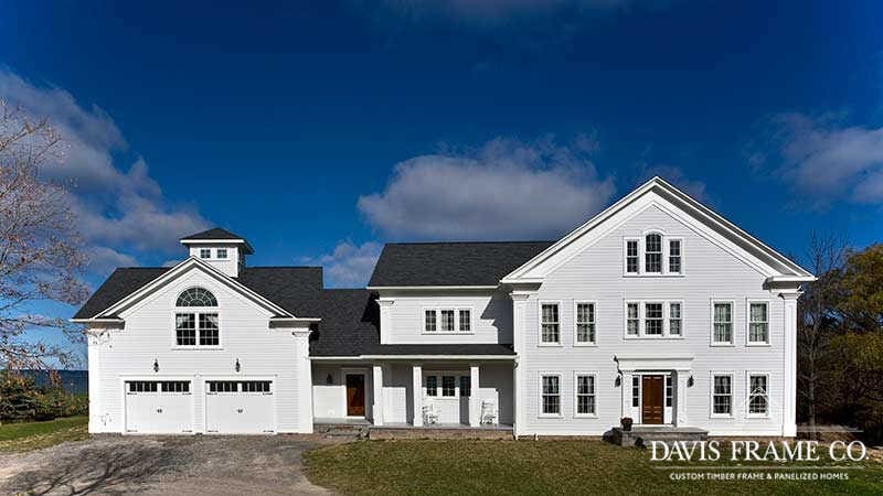 Lake Ontario timber frame home