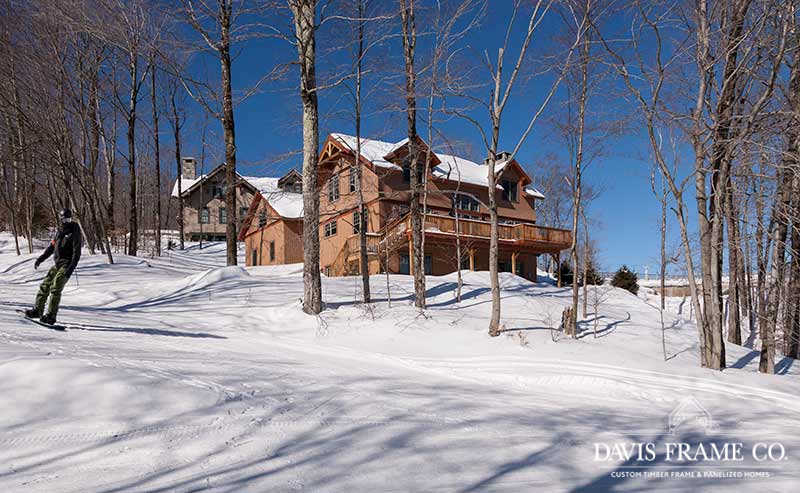 Vermont Timber Frame Ski Homes