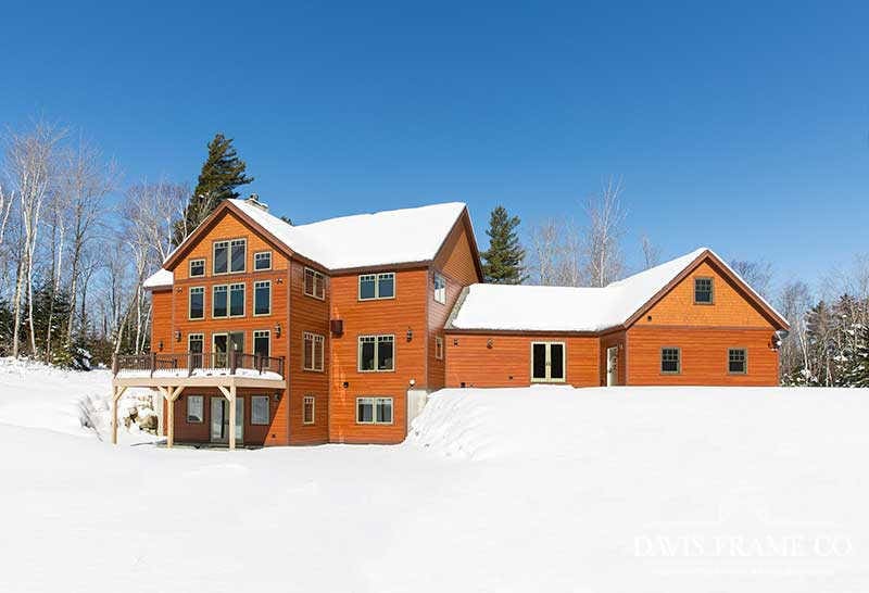 new hampshire timber frame home 