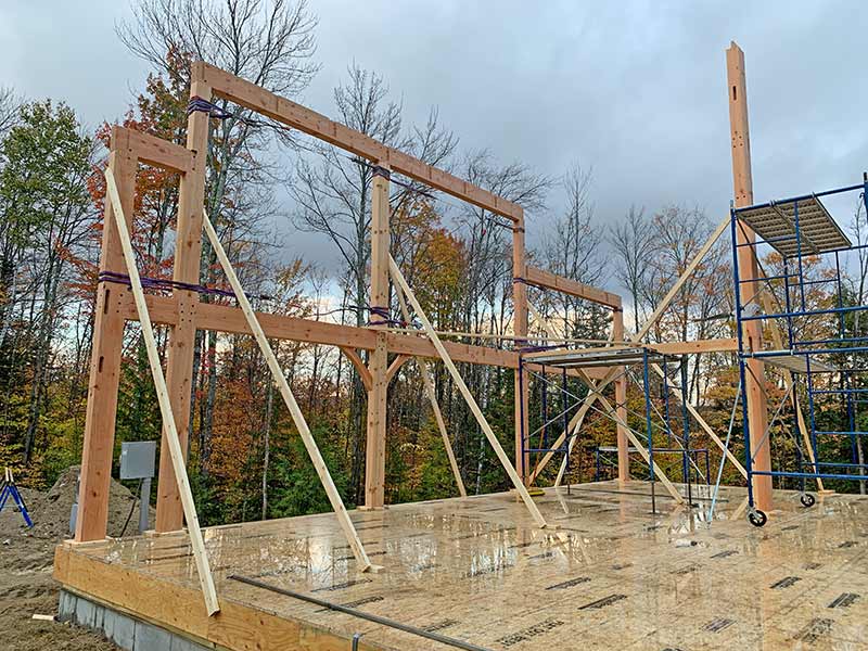 mount holly vermont timber frame home 