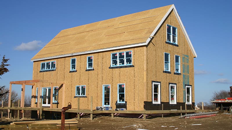 hybrid timber frame home